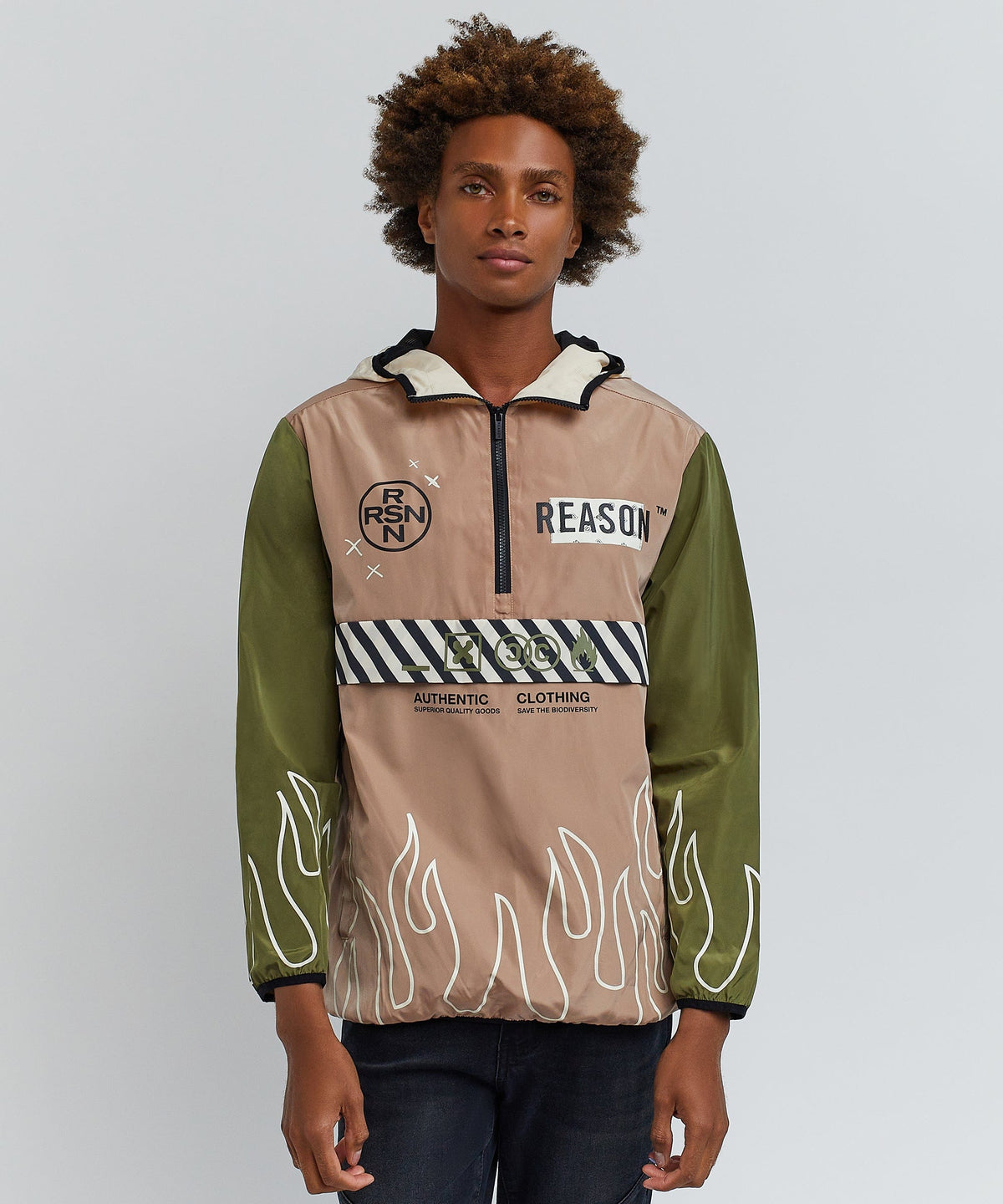 Built To Last Pullover Jacket | Reason Clothing Sale
