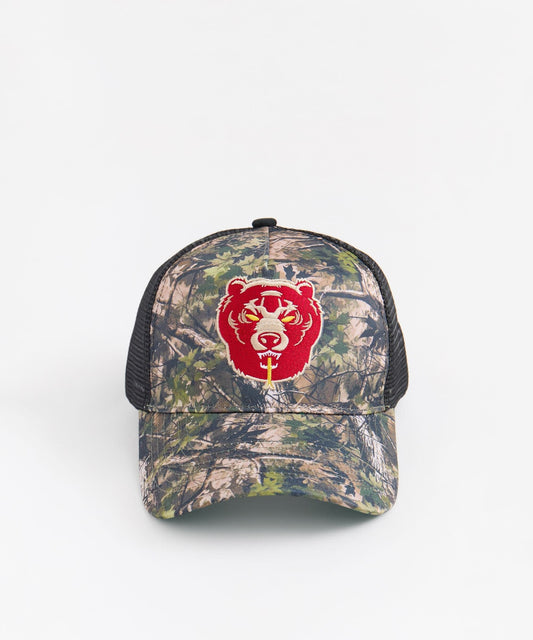 Mishka Camo Death Adder Cap - Olive Green | Reason Clothing Discount