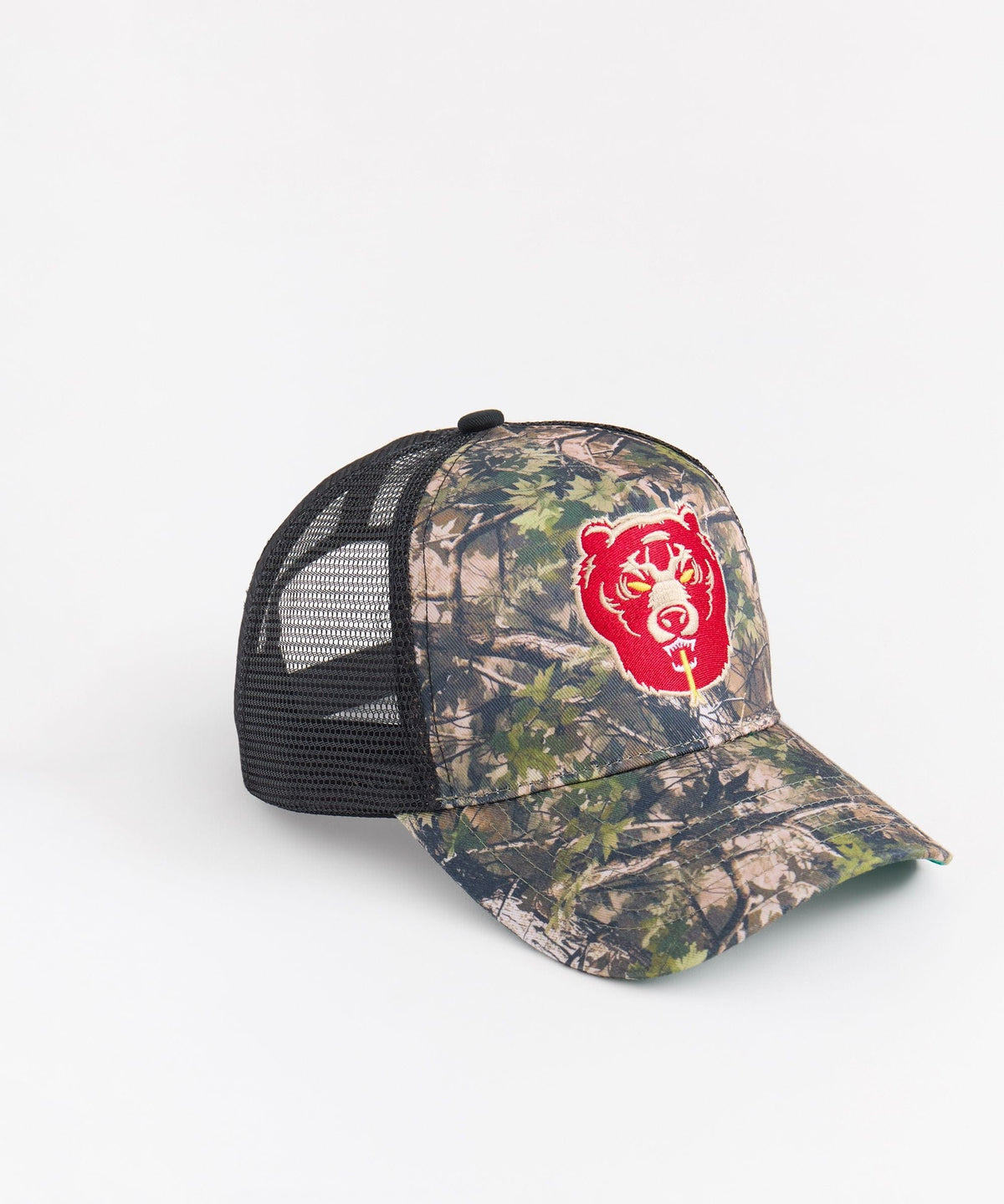 Mishka Camo Death Adder Cap - Olive Green | Reason Clothing Discount