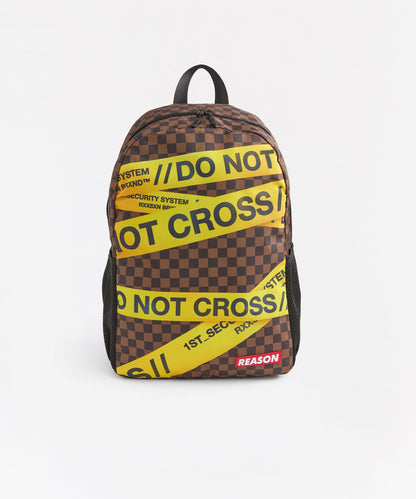 Do Not Cross Backpack - Brown | Reason Clothing New