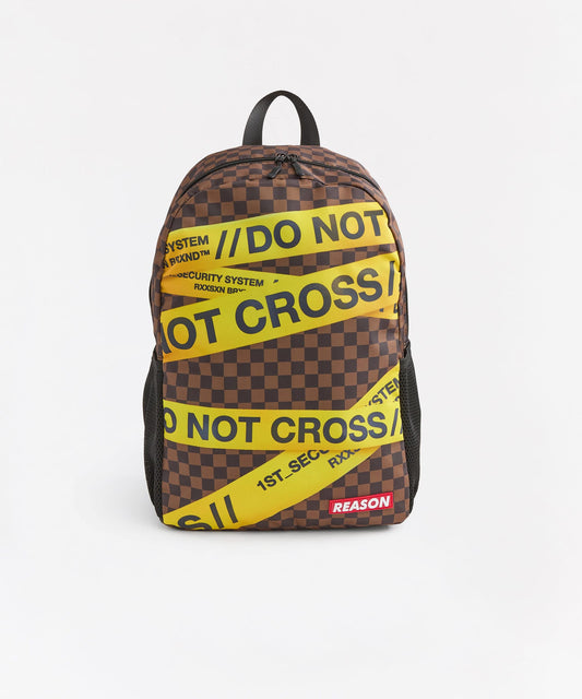 Do Not Cross Backpack - Brown | Reason Clothing New