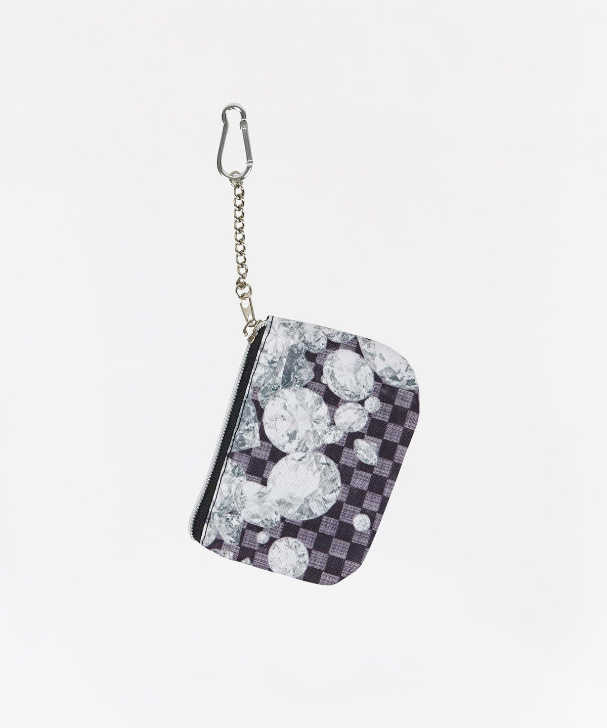 Diamond Checker Print Coin Pouch | Reason Clothing Latest