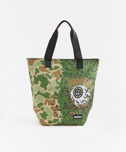 Mishka Eyeball Tote Bag - Olive Green | Reason Clothing Quality