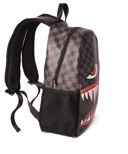 Checker Face Backpack PU - Black | Reason Clothing New