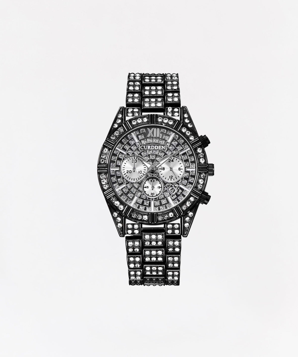 Santorini Silver Black Diamond Watch | Reason Clothing Exclusive