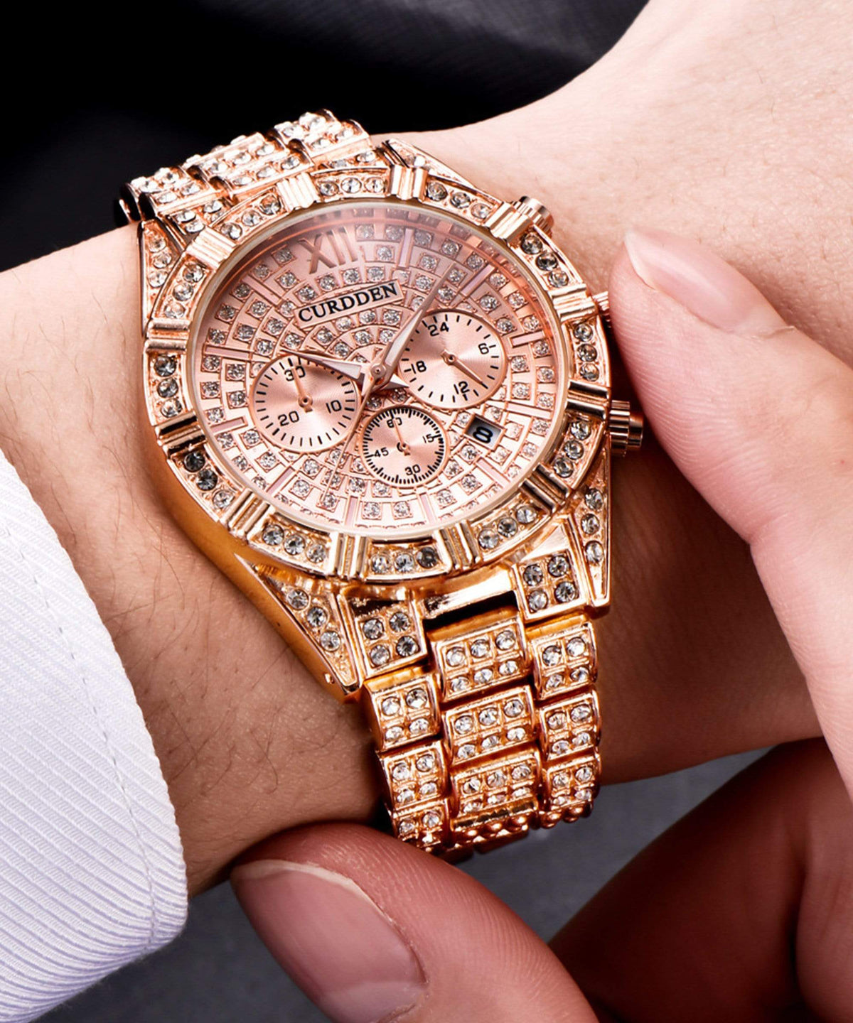 Santorini Rose Diamond Watch | Reason Clothing Discount