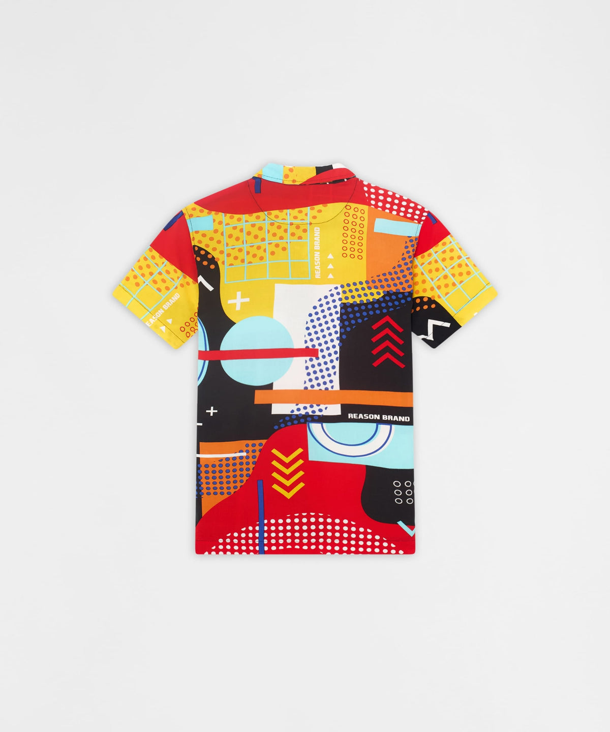 Retro Grid Viscose Button-Down Short Sleeve Shirt | Reason Clothing Trusted