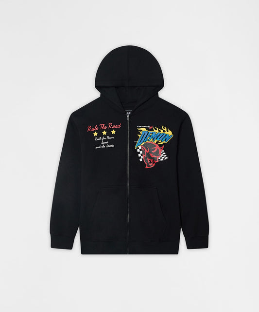 Dodge Demon Full Zip Hoodie - Black | Reason Clothing Featured
