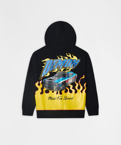 Dodge Demon Full Zip Hoodie - Black | Reason Clothing Featured