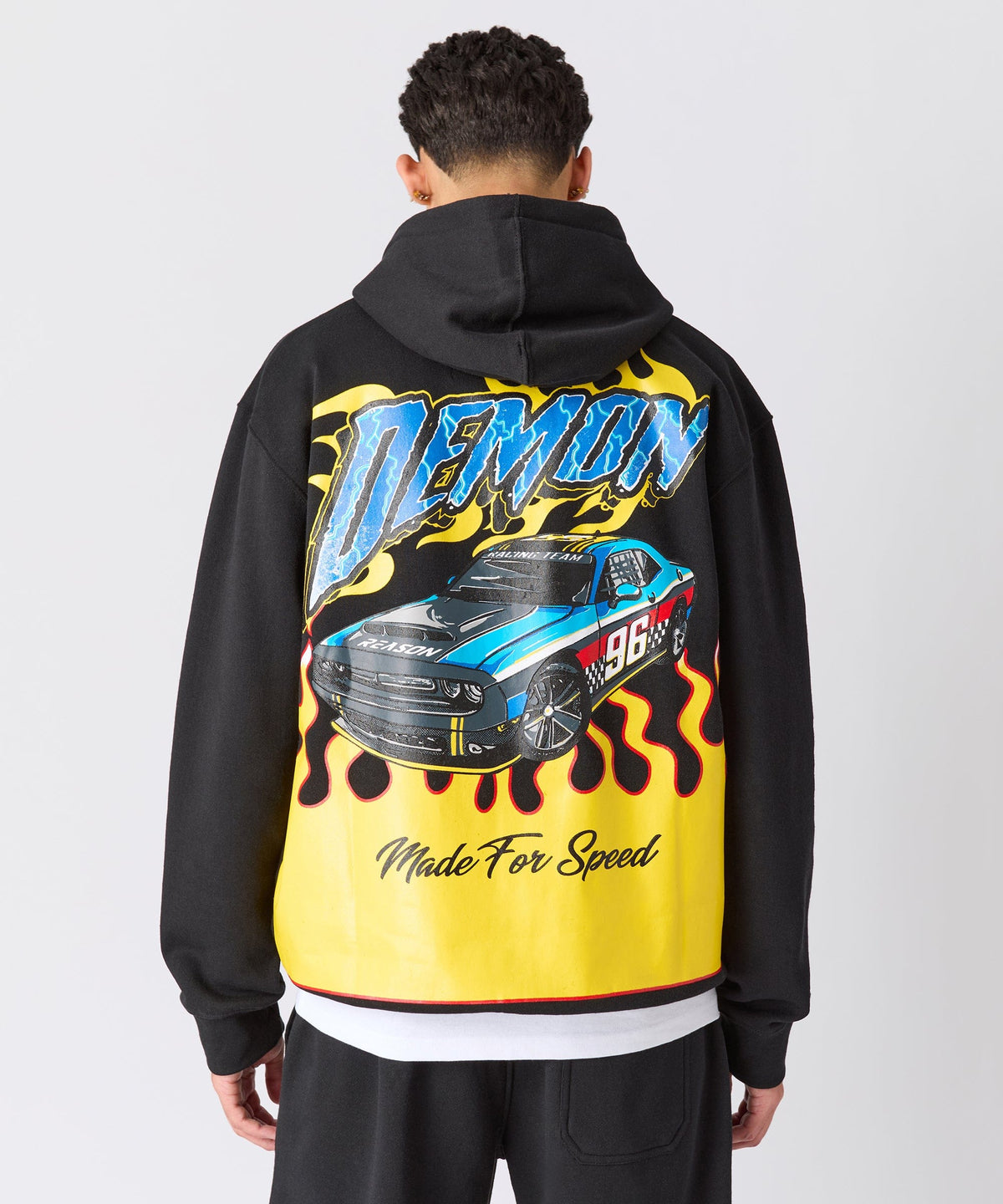 Dodge Demon Full Zip Hoodie - Black | Reason Clothing Featured
