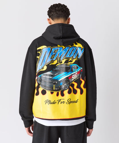 Dodge Demon Full Zip Hoodie - Black | Reason Clothing Featured