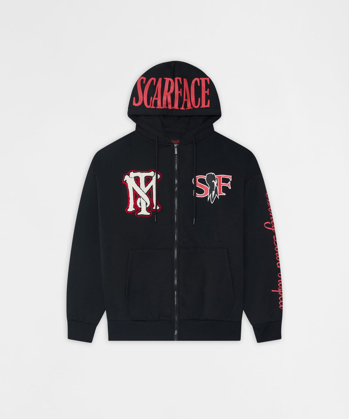Scarface MPR Full ZIP Hoodie - Black | Reason Clothing Everyday