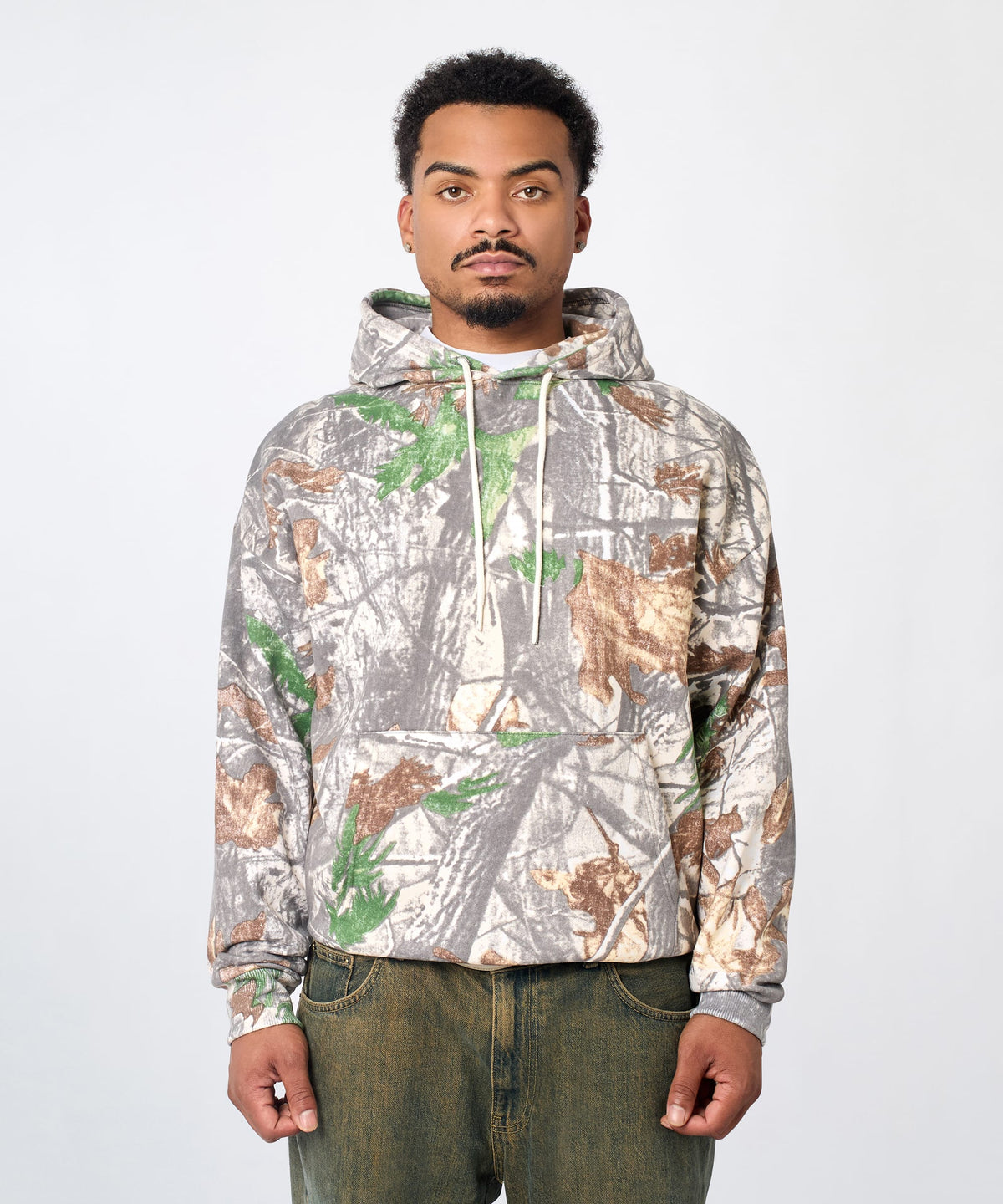 Essential Pull Over Boxy Fit Hoodie - White Tree | Reason Clothing Special Offer