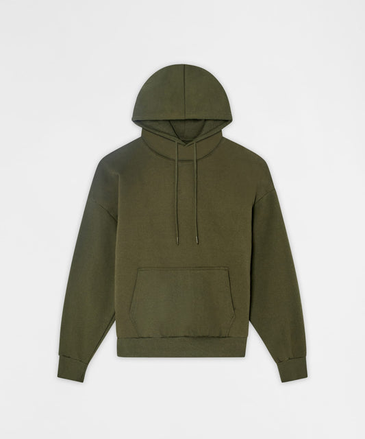 Essential Pull Over Boxy Fit Hoodie - Olive Green | Reason Clothing Trusted