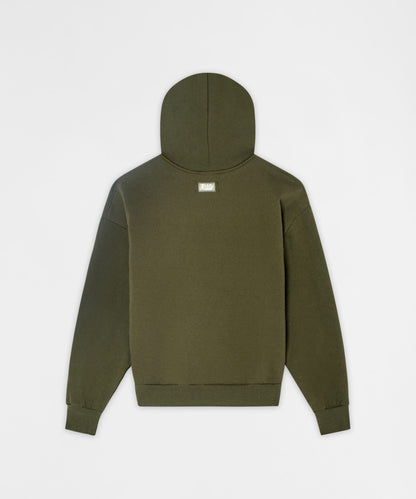 Essential Pull Over Boxy Fit Hoodie - Olive Green | Reason Clothing Trusted