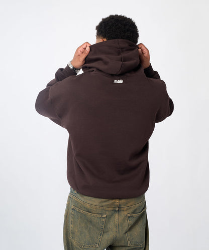Essential Pull Over Boxy Fit Hoodie - Brown | Reason Clothing Sale