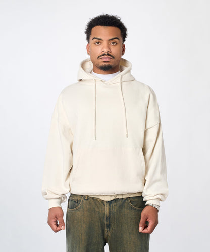 Essential Pull Over Boxy Fit Hoodie - Cream | Reason Clothing Signature