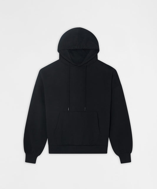 Essential Pull Over Boxy Fit Hoodie - Black | Reason Clothing Trusted