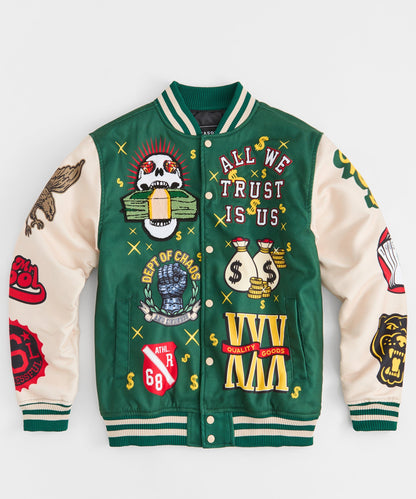 Cash Flow Varsity Jacket | Reason Clothing Popular