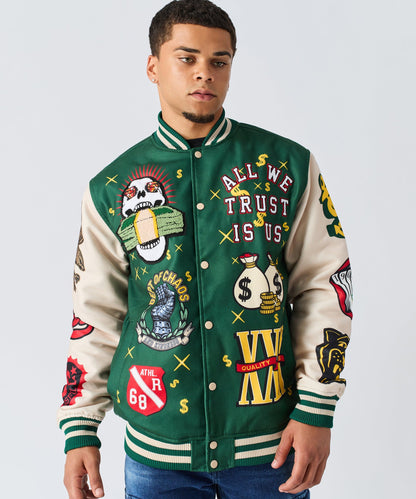 Cash Flow Varsity Jacket | Reason Clothing Popular