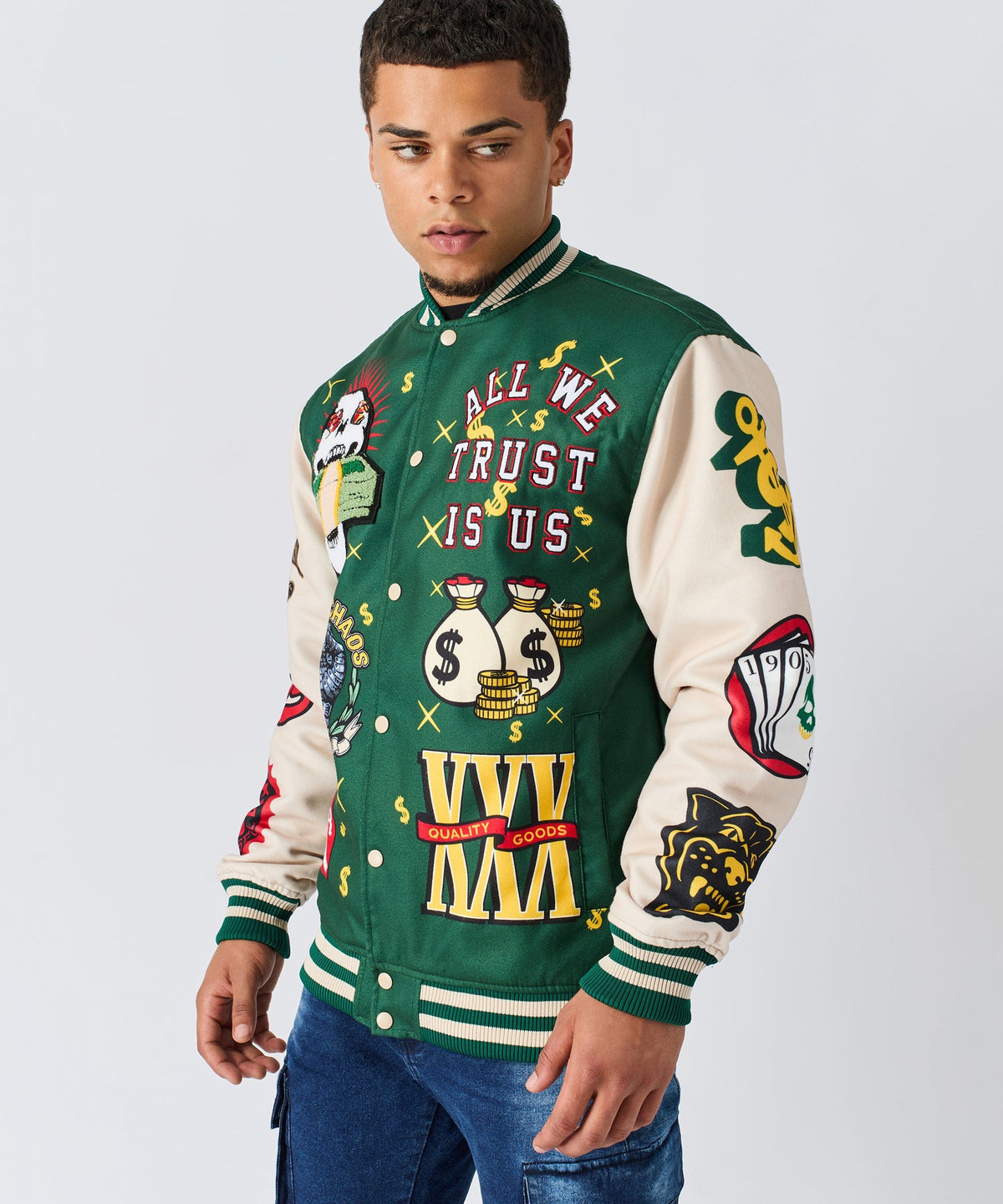 Cash Flow Varsity Jacket | Reason Clothing Popular