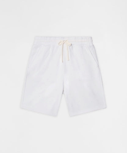 Washed Rhinestone Short - White | Reason Clothing Trusted
