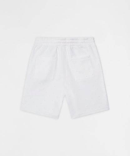 Washed Rhinestone Short - White | Reason Clothing Trusted