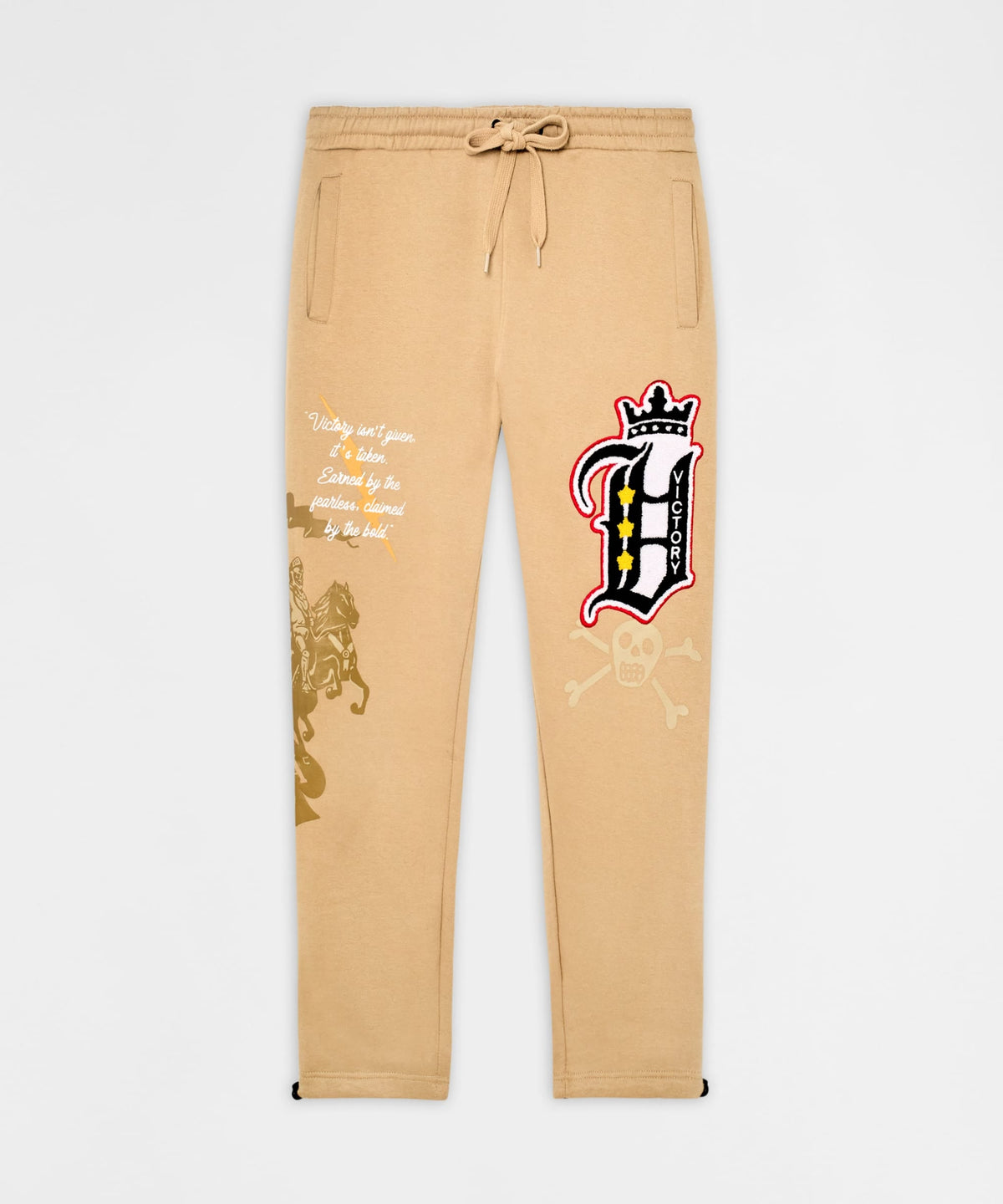 Chenille Fleece Sweatpants - Khaki | Reason Clothing Best Price