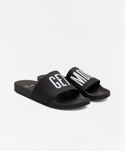Get Money Black And White Logo Slides | Reason Clothing Signature