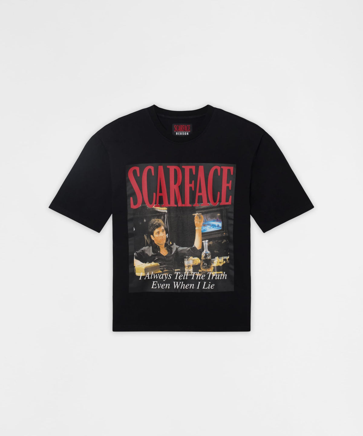 Scarface Lie Graphic Tee - Black | Reason Clothing Trusted