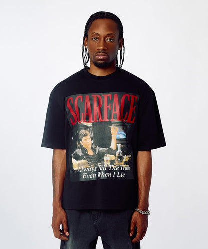 Scarface Lie Graphic Tee - Black | Reason Clothing Trusted