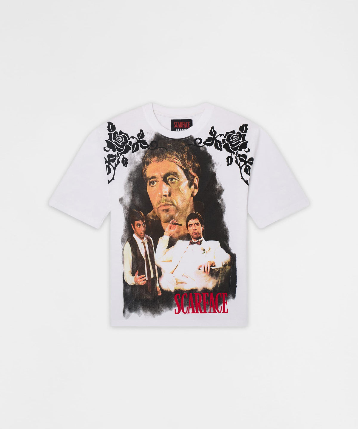 Scarface Graphic Short Sleeve Tee - White | Reason Clothing New