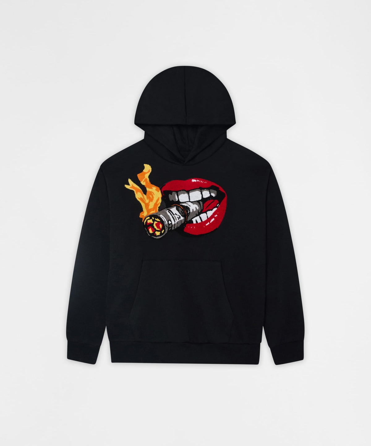 Smoking Money Chenille Hoodie - Black | Reason Clothing Discount