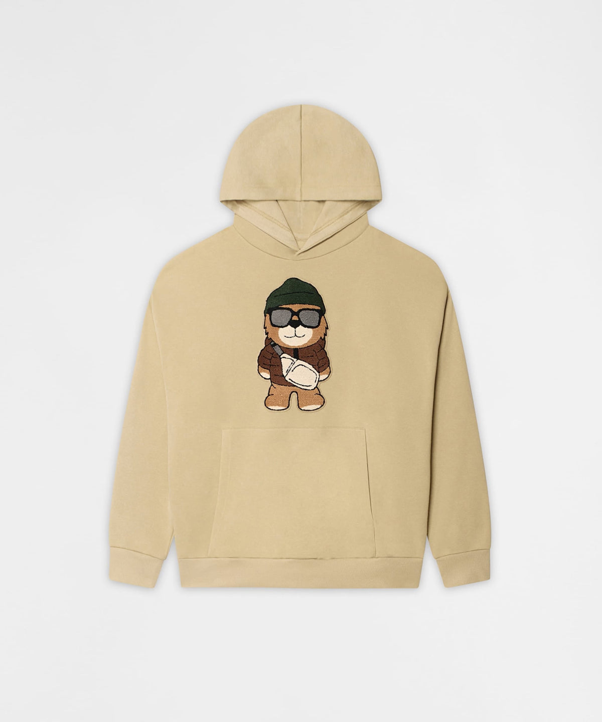 Outwear Bear Chenille Hoodie - Khaki | Reason Clothing Trending