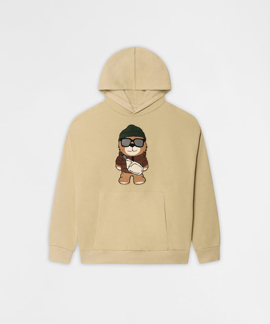 Outwear Bear Chenille Hoodie - Khaki | Reason Clothing Trending