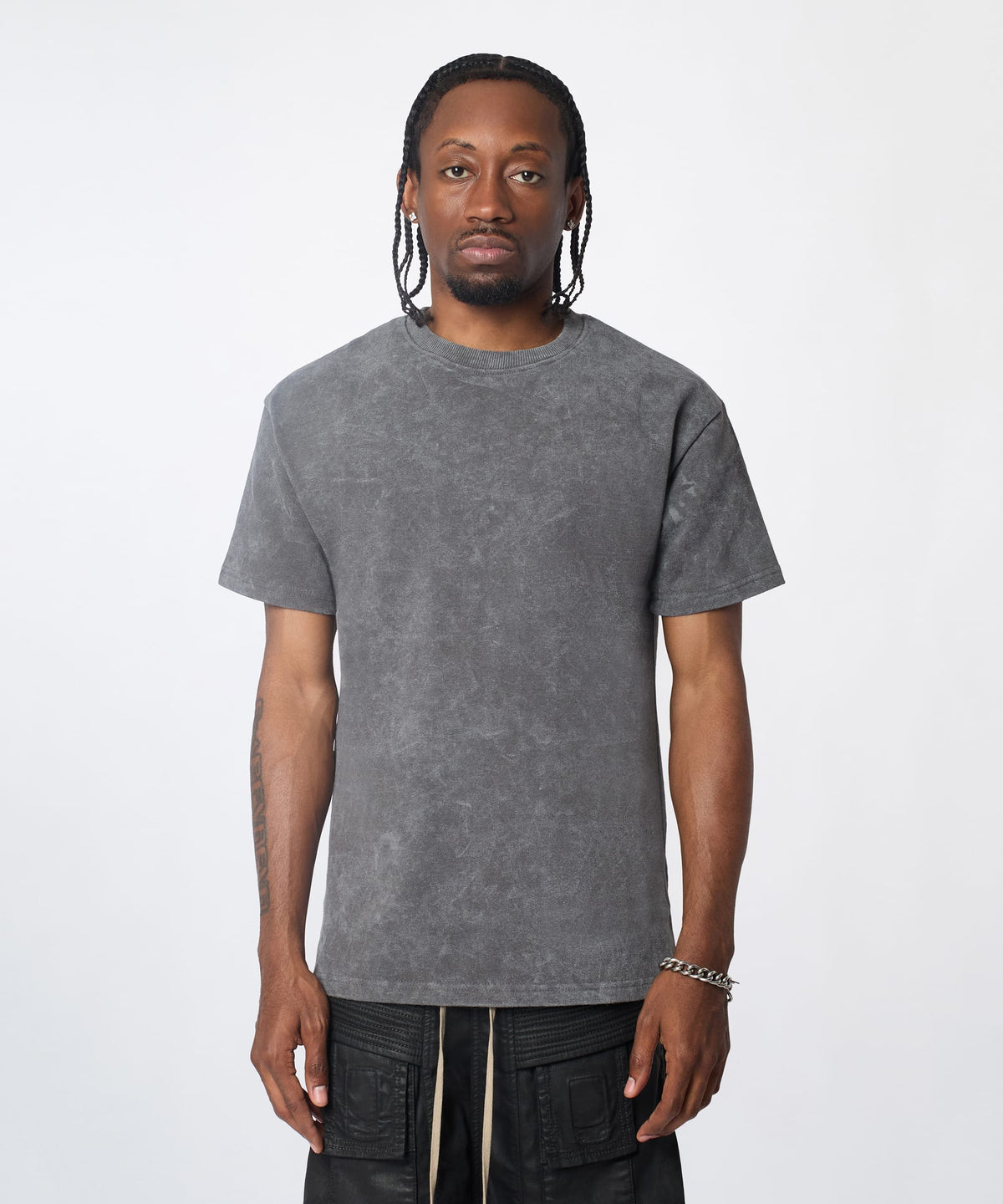 Washed Essentials Classic Short Sleeve Tee - Dark Grey | Reason Clothing Latest