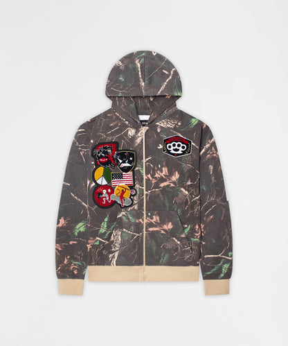 Recon Patch Camo Zip Hoodie | Reason Clothing Featured