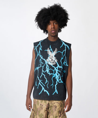 Paradise Muscle Tee - Black | Reason Clothing Premium