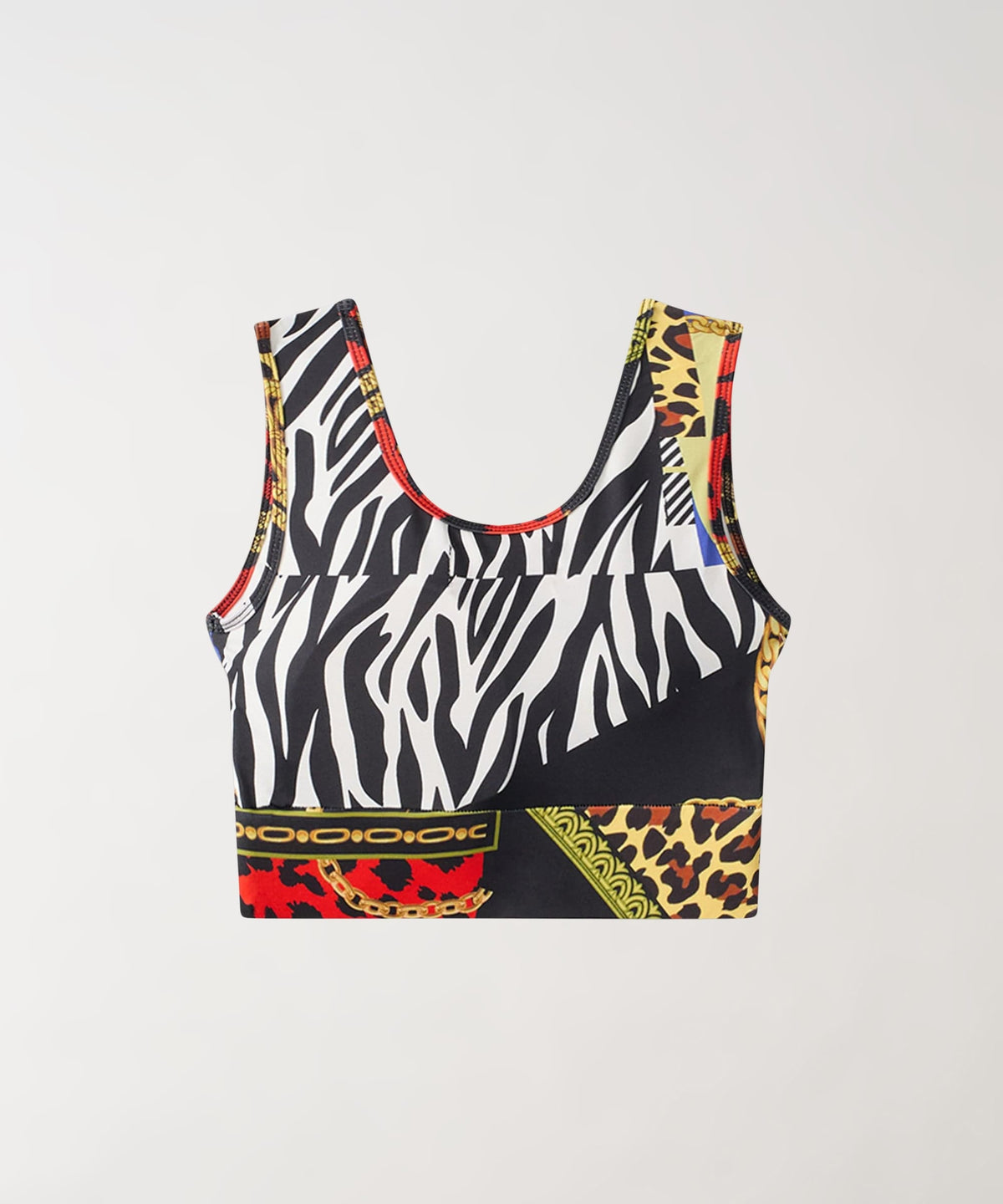 Womens Plaid Chain Sports Bra | Reason Clothing Hot Sale