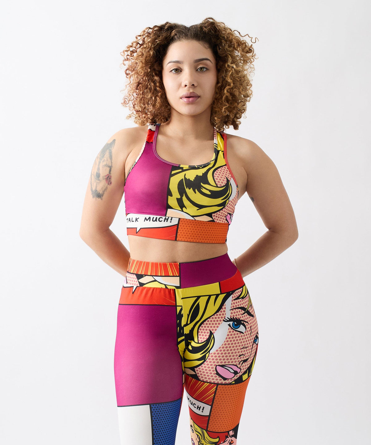 Womens Pop Art Sports Bra | Reason Clothing Trending