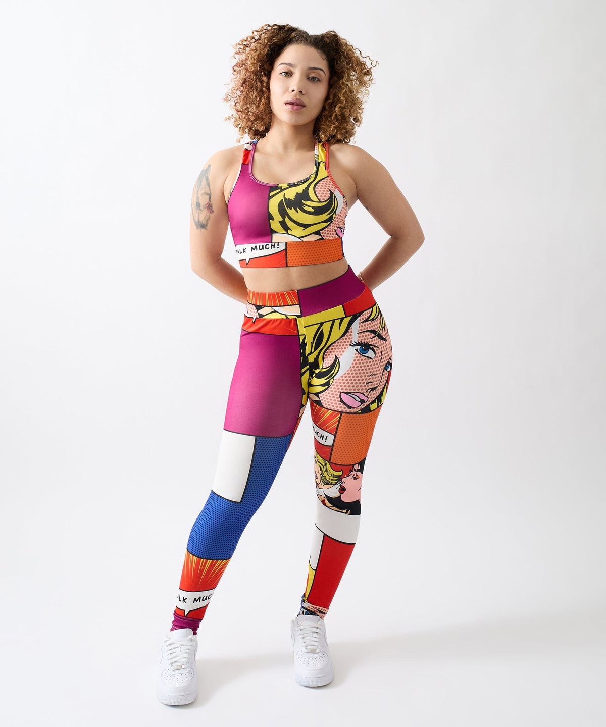 Womens Pop Art Sports Bra | Reason Clothing Trending