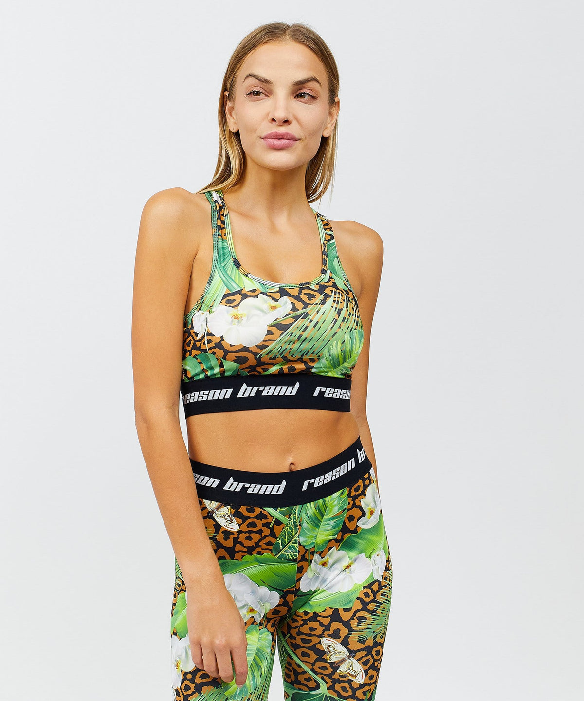 Jungle Hunt Women's Sports Bra - Multicolor | Reason Clothing Classic