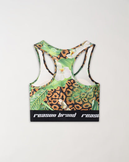 Jungle Hunt Women's Sports Bra - Multicolor | Reason Clothing Classic