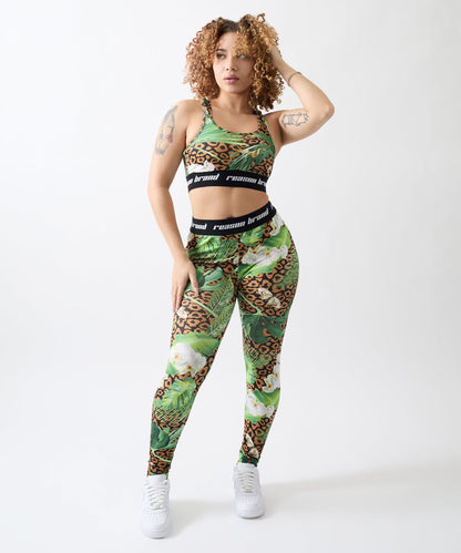 Jungle Hunt Women's Sports Bra - Multicolor | Reason Clothing Classic