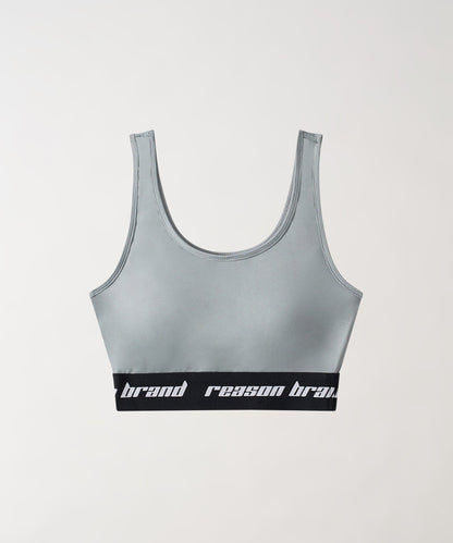 Cara Women's Sports Bra - Grey | Reason Clothing Great Value