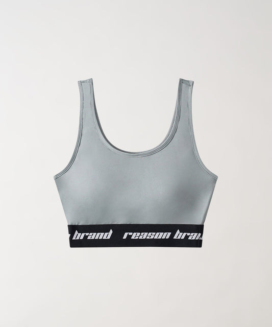 Cara Women's Sports Bra - Grey | Reason Clothing Great Value