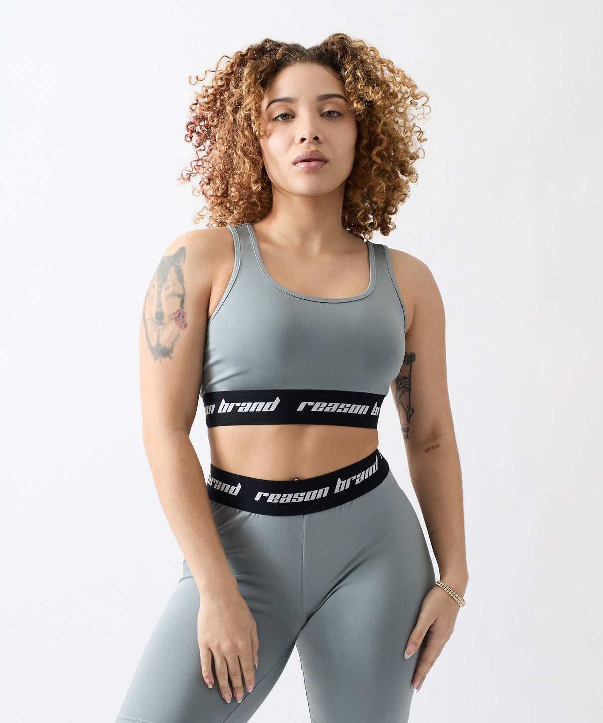 Cara Women's Sports Bra - Grey | Reason Clothing Great Value