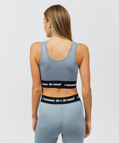 Cara Women's Sports Bra - Grey | Reason Clothing Great Value