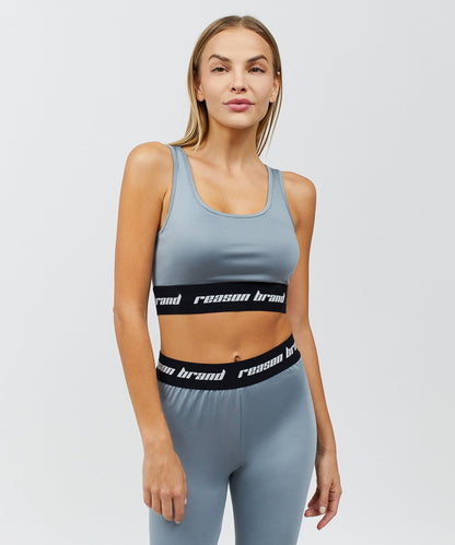 Cara Women's Sports Bra - Grey | Reason Clothing Great Value