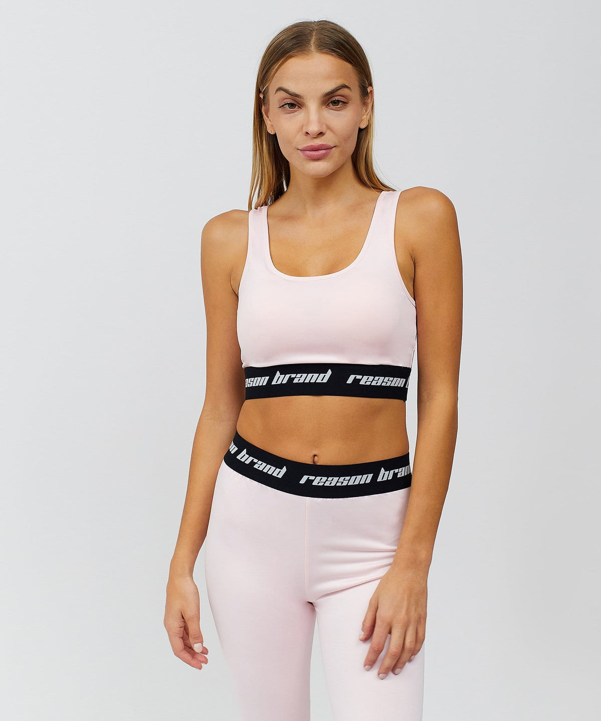 Blush Women's Sports Bra - Pink | Reason Clothing Signature